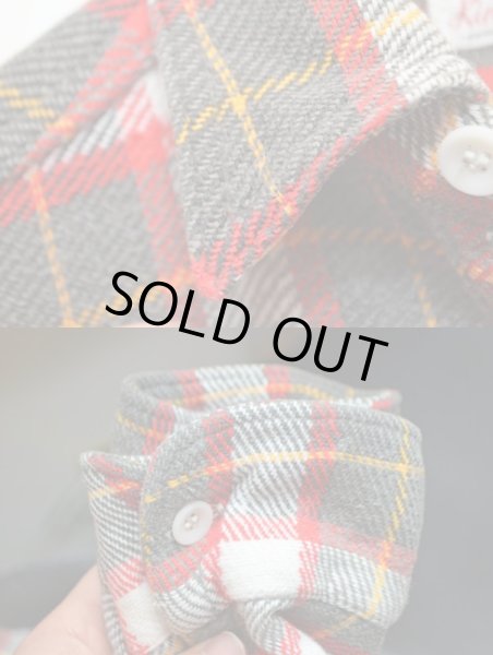 画像5: 50's Winter king マチ付きネルシャツ "襟ダブルステッチ” (5)