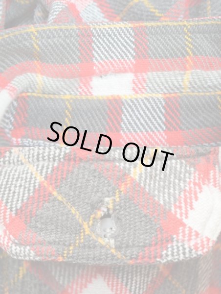 画像4: 50's Winter king マチ付きネルシャツ "襟ダブルステッチ” (4)