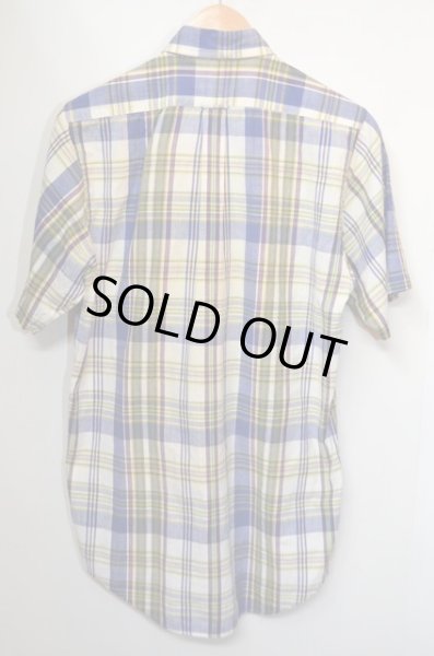 画像2: 80's S/S BDシャツ “インディアマドラス” (2)