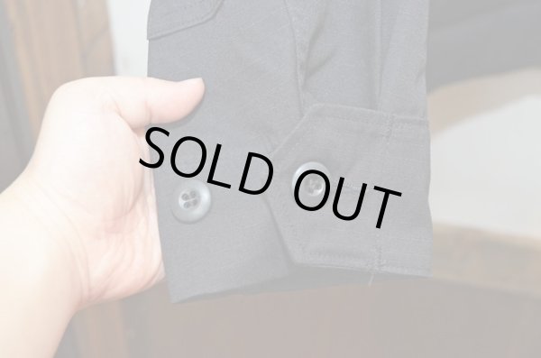 画像4: 97's US ARMY BDUジャケット BLACK“DEADSTOCK” (4)