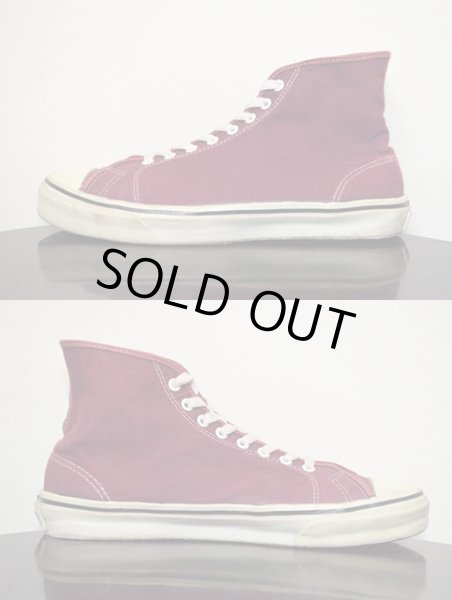 画像4: 80's VANS PLIMSOLE Hi“Burgundy” (4)
