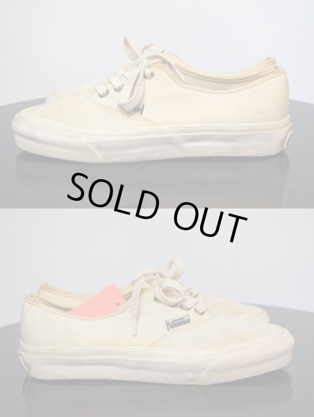 画像5: 80〜90's VANS オーセンティック 生成り (5)