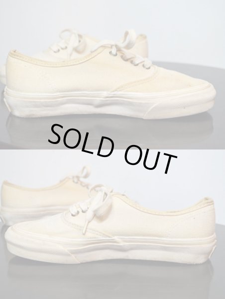 画像6: 80〜90's VANS オーセンティック 生成り (6)