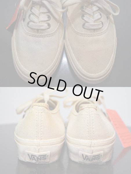 画像4: 80〜90's VANS オーセンティック 生成り (4)