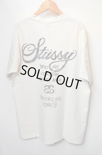 90's Stussy Tシャツ ?WORLD TOUR”