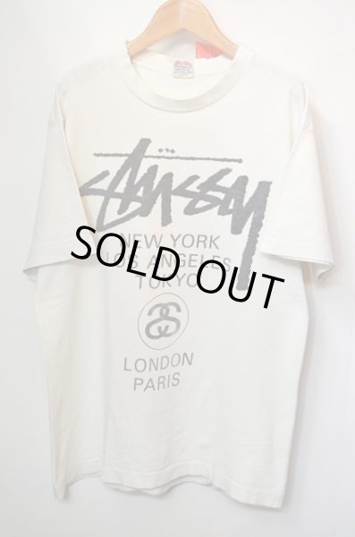 画像1: 90's Stussy Tシャツ ?WORLD TOUR” (1)