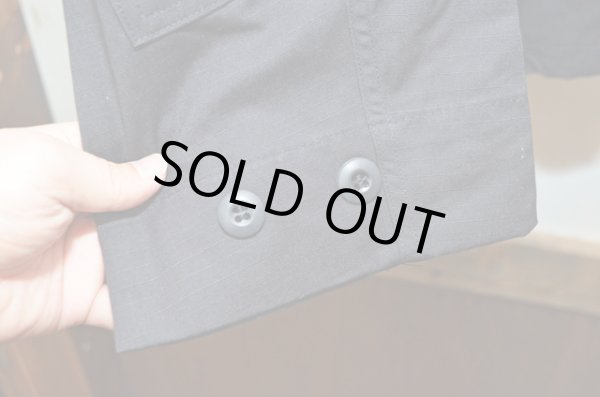 画像4: 97's US ARMY BDU ジャケット sizeS-R BLACK ?DEADSTOCK” (4)