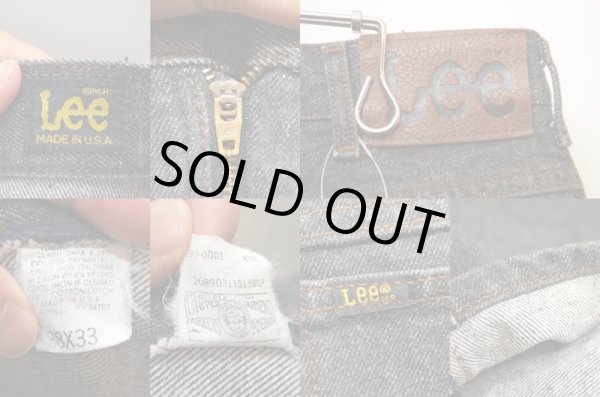 画像3: 80's Lee 290-0001 ブラックデニム (3)