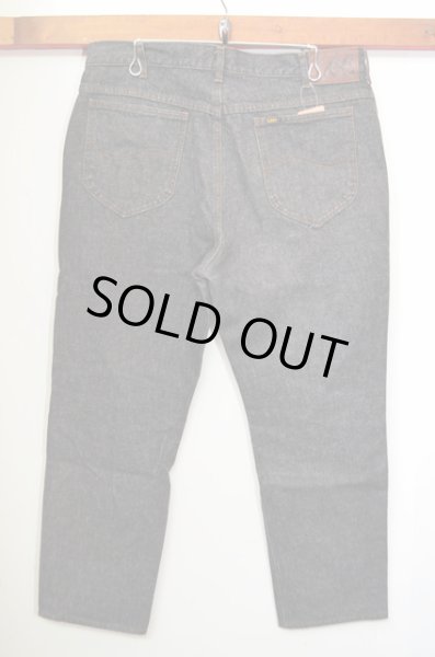 画像2: 80's Lee 290-0001 ブラックデニム (2)