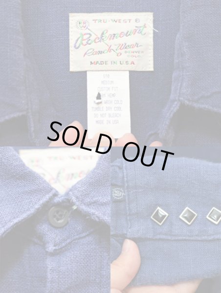 画像3: Rockmount ウエスタンシャツ 100%HEMP (3)