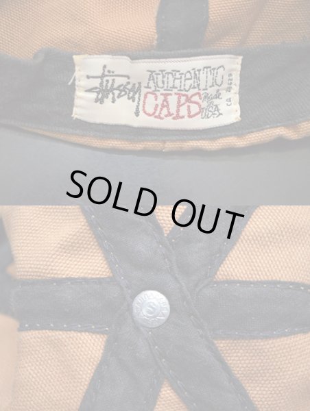 画像3: 80〜90's STUSSY ダック地CAP "USA製" (3)