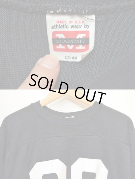 画像3: 60's MASON フットボール Tシャツ "ゾロ目" (3)