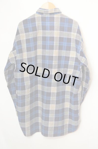 画像2: 60's Valtest マチ付きプリントネルシャツ (2)