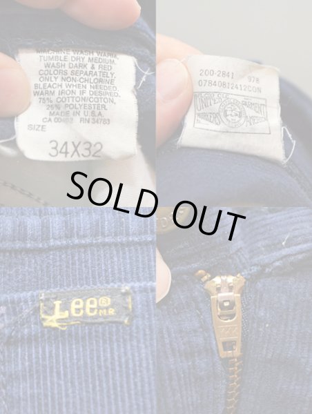 画像3: 80's Lee 200-2841 コーデュロイパンツ (3)