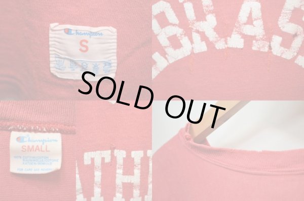 画像3: 80's Champion 七分袖 フットボールTシャツ "AS/IS" (3)