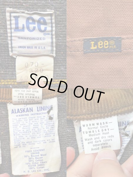 画像3: 70's Lee ブランケット付きダック地カバーオール "DEADSTOCK" (3)