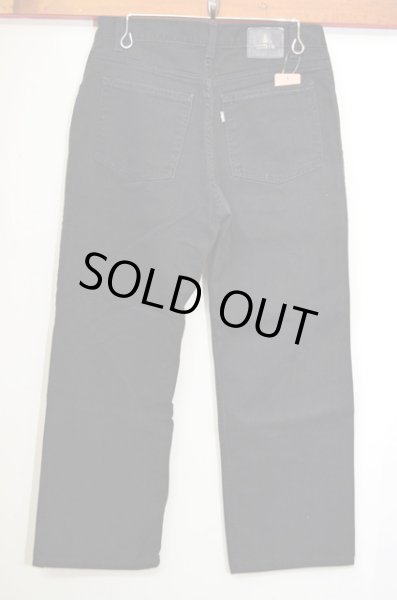 画像2: 90's Levi's silvertab ブラックデニムバギーパンツ (2)