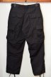 画像2: 97's US.ARMY BDU 6PK カーゴパンツ "BLACK" sizeS-S (2)