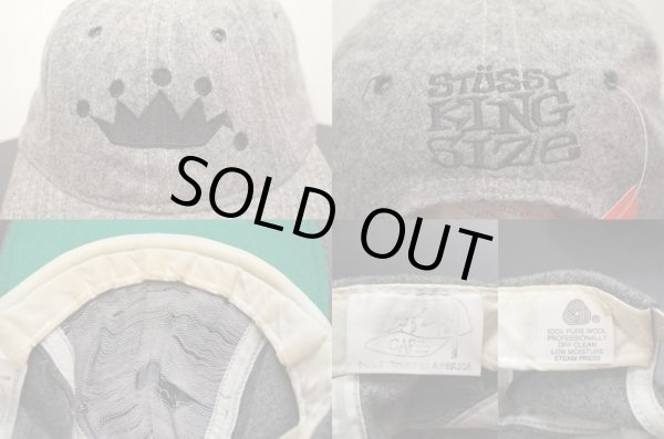 画像3: 80's OLD STUSSY WOOL CAP "CROWN" (3)