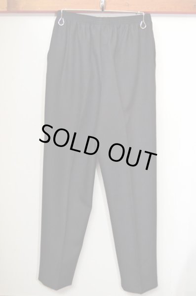 画像2: USA製 ALFRED DUNNER イージースラックス "BLACK″ (2)