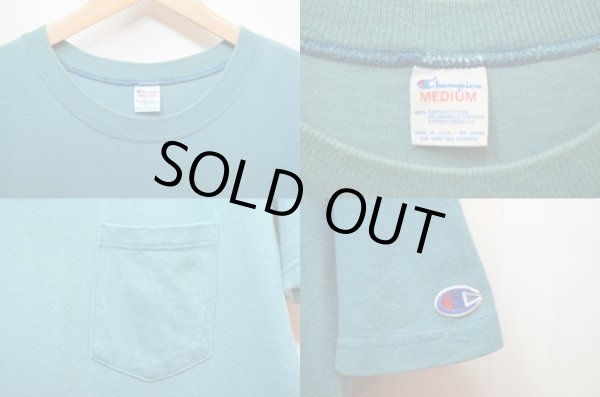 画像3: 80's Champion ポケット付きTシャツ "無地" (3)