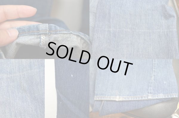 画像4: 70's Levi's 646 フレアパンツ?TOPボタン裏4″ (4)