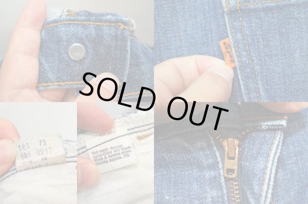 画像3: 70's Levi's 646 フレアパンツ?TOPボタン裏4″ (3)