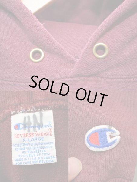画像3: 90's Champion リバースウィーブパーカー "IOWA" (3)