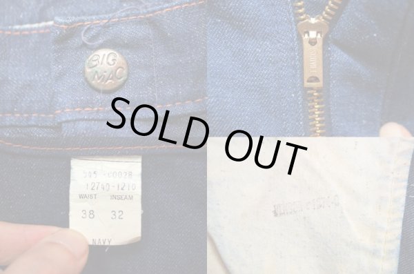 画像3: 60's BIGMAC デニムぺインターパンツ "真紺" (3)