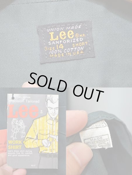 画像4: 60's Lee ワークシャツ size14-SHORT?DEADSTOCK″ (4)