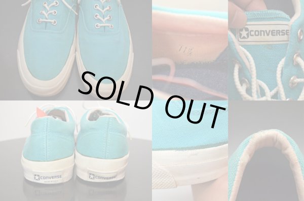 画像4: 80's Converse SKIDGRIP ?ターコイズブルー″ (4)