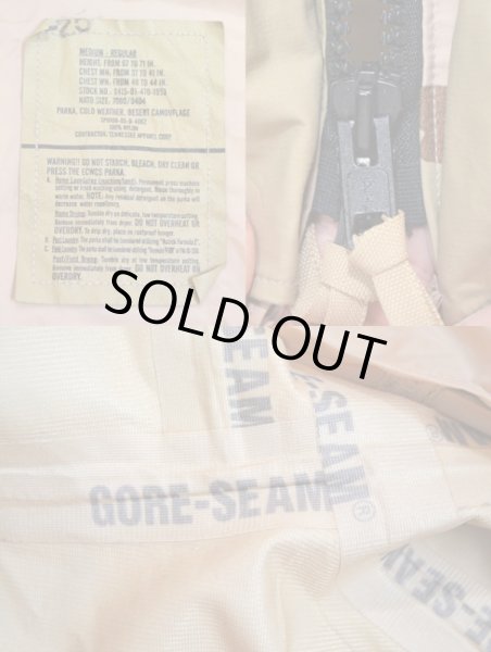 画像3: 05's US ARMY ECWCS 3C デザートカモ柄 GORE-TEX PARKA (3)