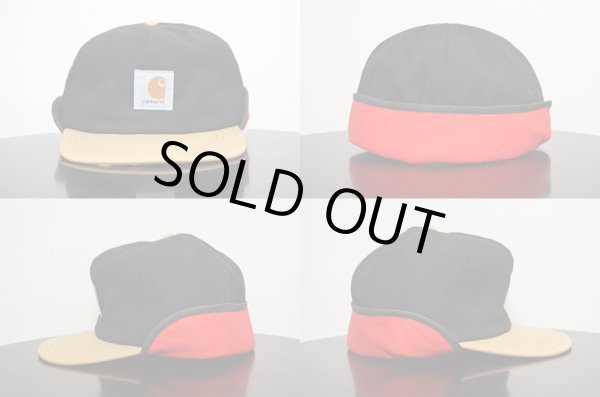 画像2: 90-00's CARHARTT 耳当て付きダックCAP "DEADSTOCK" (2)