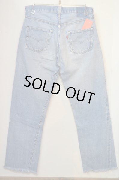 リーバイス 501 赤耳 W30 カットオフ 80's Levi's 501 赤耳 ストレートデニムパンツ 裾カットオフ USA