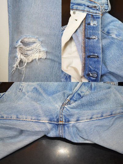 画像1: 80's Levi's 501 赤耳 切りっぱなし