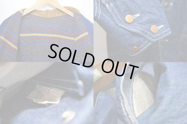 画像4: 40-50's Lee 81-LJ ブランケット付きデニムカバーオール (4)