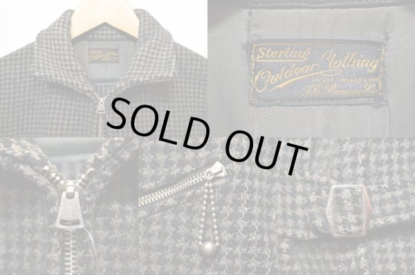 画像3: 40's JC.PENNEY ウールスポーツジャケット "ボールチェーン" (3)