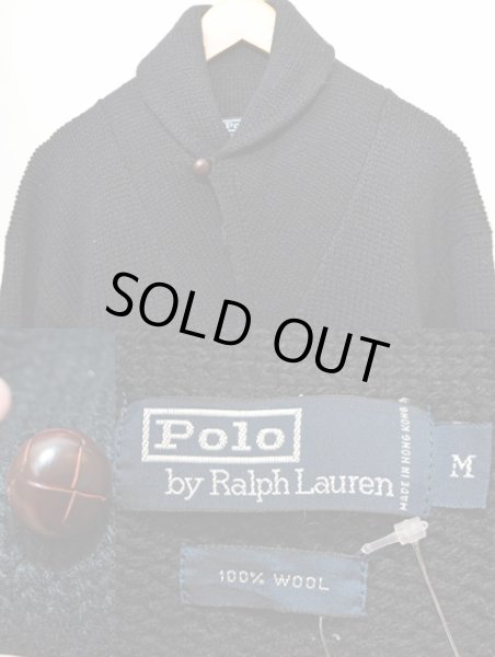 画像3: 90's Polo Ralph Lauren ショールカラーカーディガン (3)