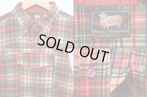 画像3: 40's Woolrich ウールシャツ "ボタンダウン仕様" (3)