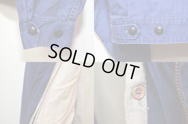 画像4: 60's US CUSTOMS HBT ワークジャケット "チェーンステッチ" (4)