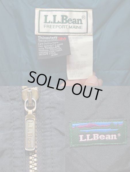 画像3: 90's L.L.BEAN シンサレート入りアノラックパーカー "BLACK" (3)