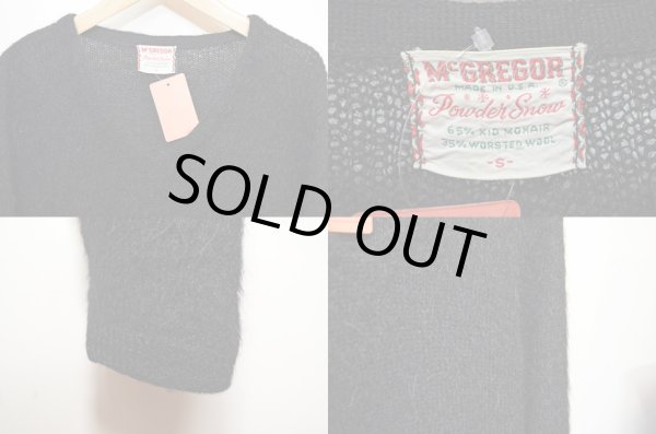 画像3: 60's McGREGOR モヘアニット "BLACK" (3)