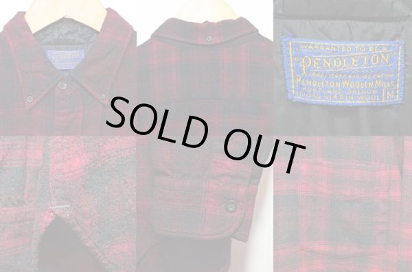 画像3: 50's Pendleton B/D ウールシャツ "3点留め" (3)