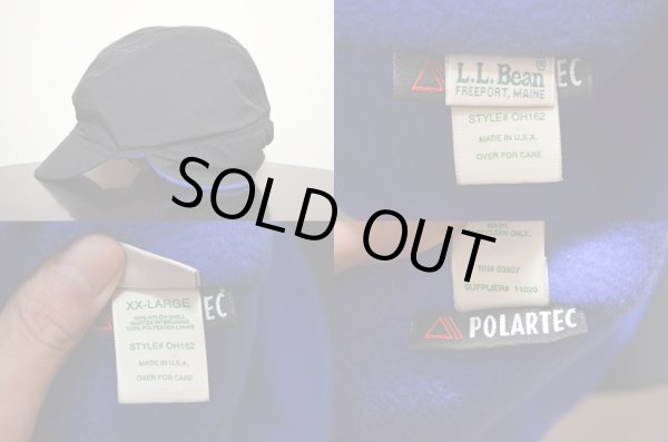 画像3: 90's L.L.BEAN 耳あて付きフリースキャップ "USA製" (3)