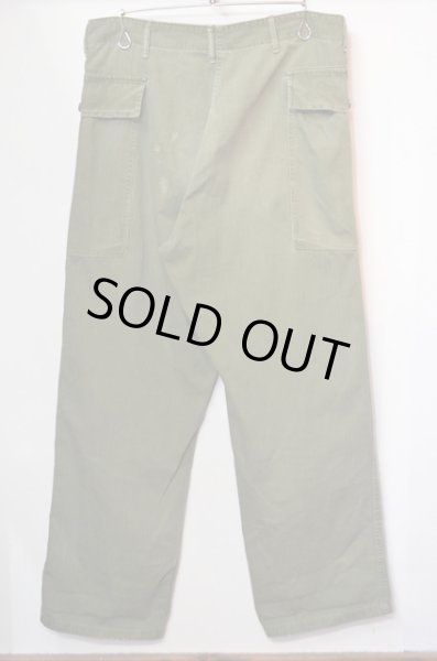 画像2: 40's US.ARMY M-43 HBTパンツ "Good Repair" (2)