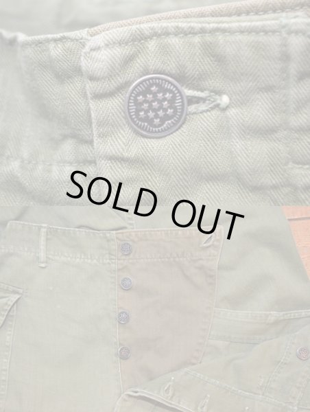 画像3: 40's US.ARMY M-43 HBTパンツ "Good Repair" (3)