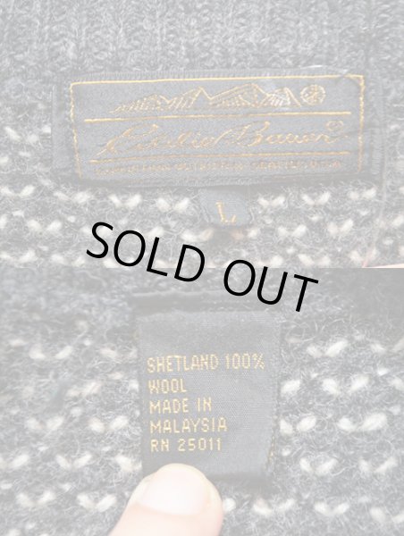 画像3: 80's Eddie Bauer バーズアイ柄ウールニット (3)