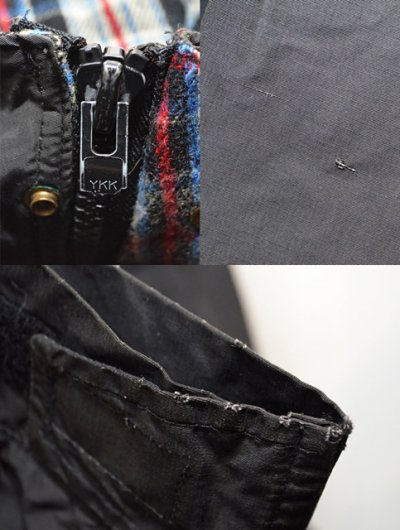 画像1: 70's WOOLRICH 60/40 マウンテンパーカ "BLACK"