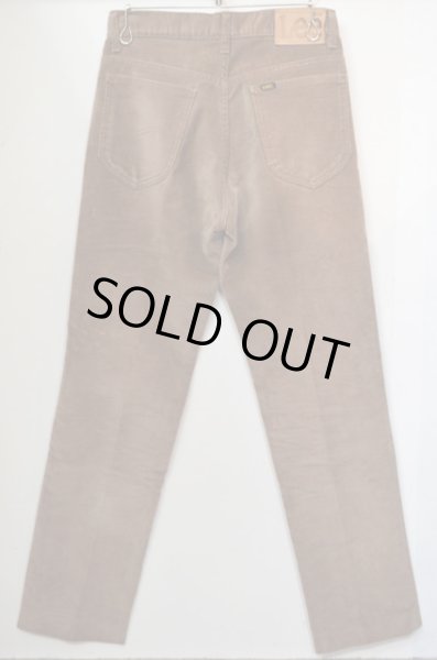 画像2: 70-80's Lee 200-3923 コーデュロイパンツ "畝なし" (2)