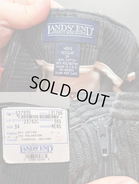 画像4: 90's LAND'S END 太畝コーデュロイ "DEADSTOCK" (4)